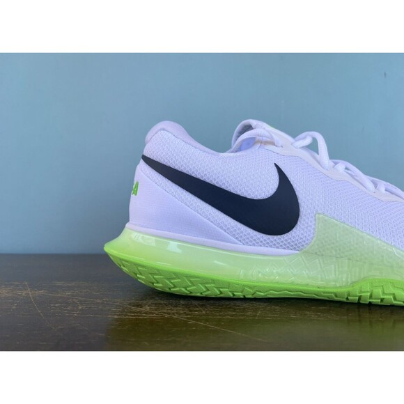 Nike Court Zoom Vapor Cage 4 Rafa White/Action Green Men's Size 11 DD1579-105 - Picture 4 of 11